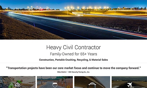 Security Paving Company, Inc. Launches New Website